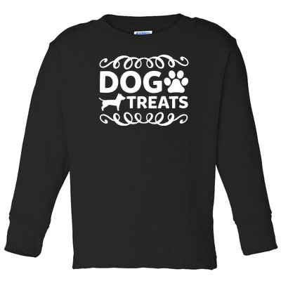 Dog Treats Toddler Long Sleeve Shirt