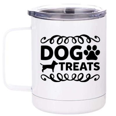 Dog Treats 12 oz Stainless Steel Tumbler Cup