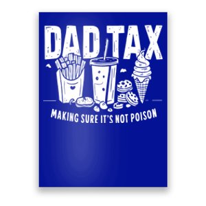 Dad Tax Definition Retro Fathers Day Funny Dad Jokes Gift Poster