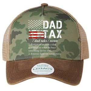 Dad Tax Definition Funny Fathers Day Legacy Tie Dye Trucker Hat