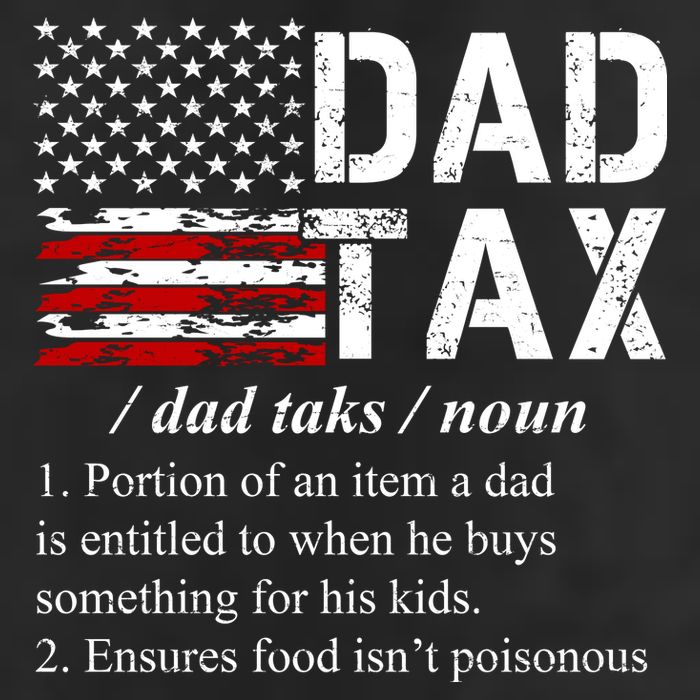 Dad Tax Definition Funny Fathers Day Garment-Dyed Heavyweight T-Shirt