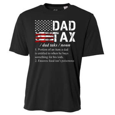 Dad Tax Definition Funny Fathers Day Cooling Performance Crew T-Shirt