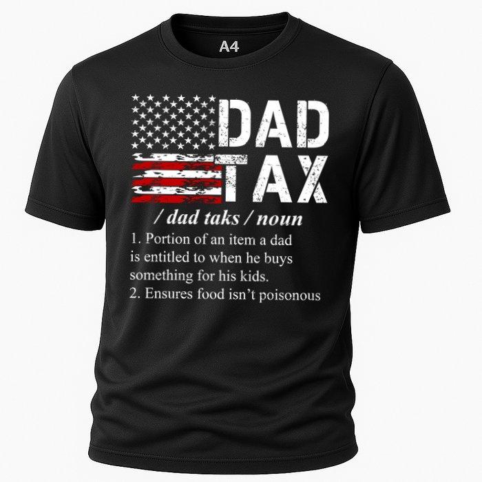 Dad Tax Definition Funny Fathers Day Cooling Performance Crew T-Shirt