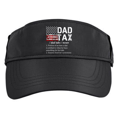 Dad Tax Definition Funny Fathers Day Adult Drive Performance Visor