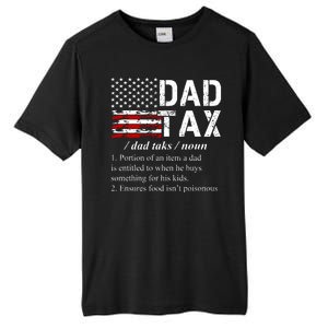 Dad Tax Definition Funny Fathers Day Tall Fusion ChromaSoft Performance T-Shirt