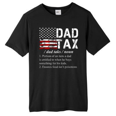 Dad Tax Definition Funny Fathers Day Tall Fusion ChromaSoft Performance T-Shirt