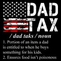 Dad Tax Definition Funny Fathers Day 16 in Basic Backpack