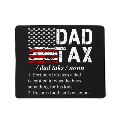 Dad Tax Definition Funny Fathers Day Mousepad