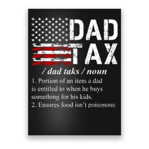 Dad Tax Definition Funny Fathers Day Poster