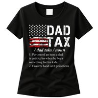 Dad Tax Definition Funny Fathers Day Womens T-Shirt