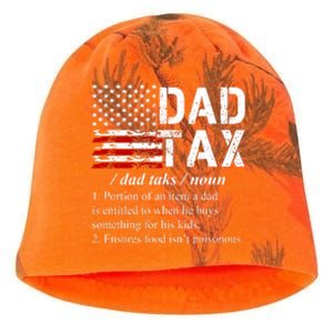 Dad Tax Definition Funny Fathers Day Kati - Camo Knit Beanie