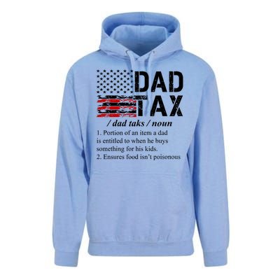 Dad Tax Definition Funny Fathers Day Unisex Surf Hoodie