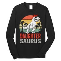 Daughtersaurus Trex Dinosaur Daughter Saurus Family Matching Long Sleeve Long Sleeve Shirt