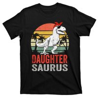 Daughtersaurus Trex Dinosaur Daughter Saurus Family Matching Long Sleeve T-Shirt