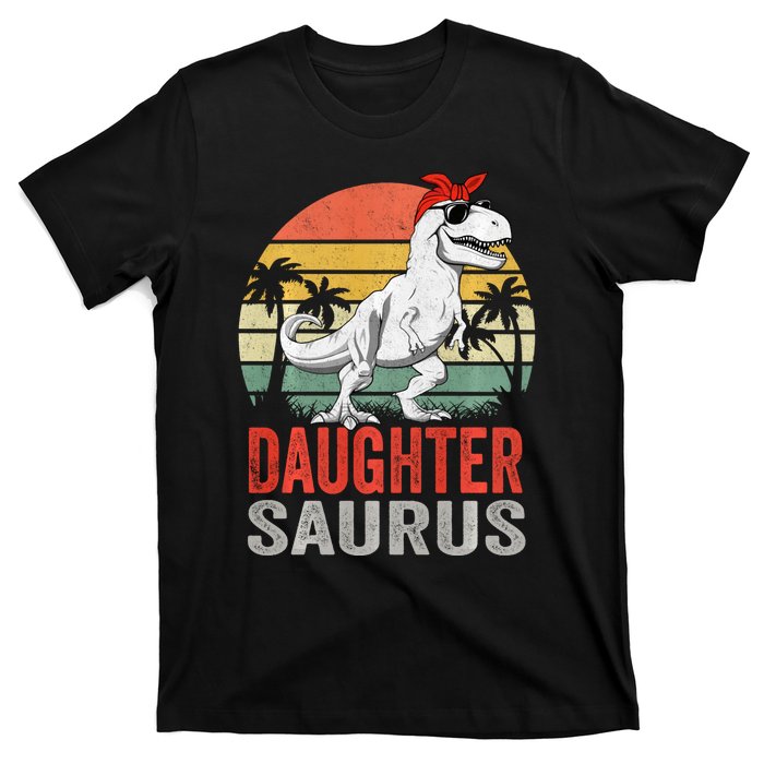 Daughtersaurus Trex Dinosaur Daughter Saurus Family Matching Long Sleeve T-Shirt