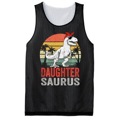 Daughtersaurus Trex Dinosaur Daughter Saurus Family Matching Long Sleeve Mesh Reversible Basketball Jersey Tank