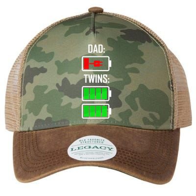 Dad Of Twins Legacy Tie Dye Trucker Hat