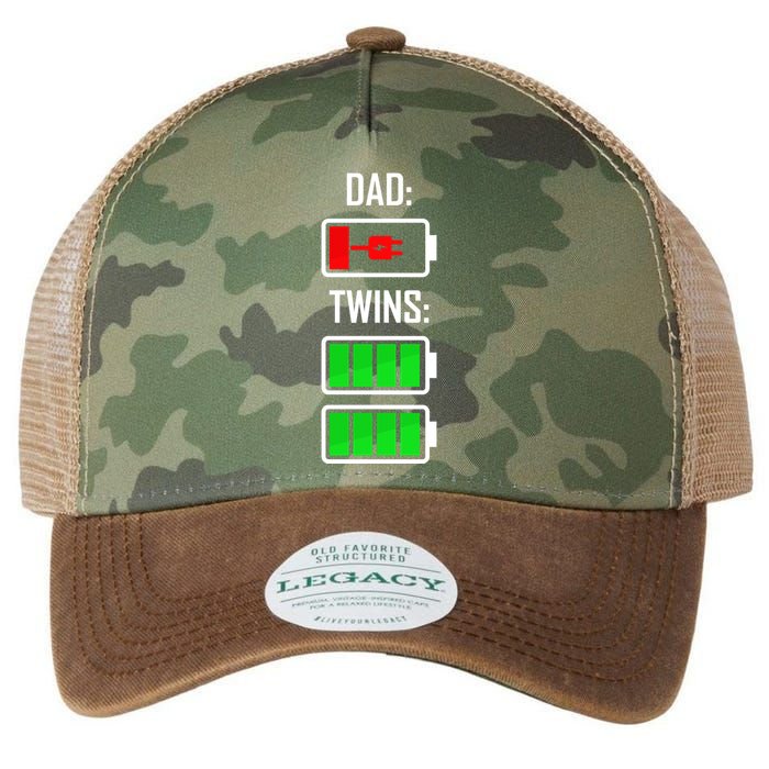 Dad Of Twins Legacy Tie Dye Trucker Hat