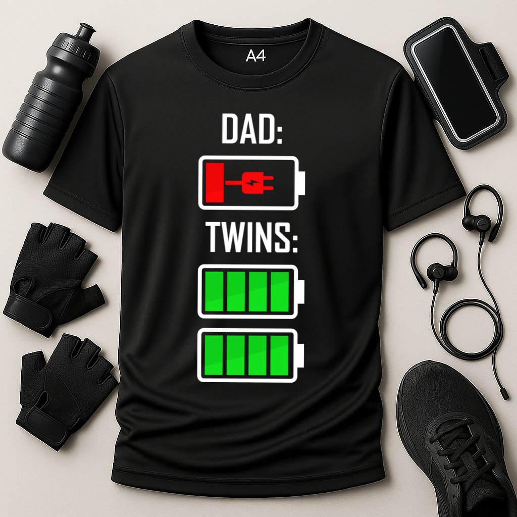Dad Of Twins Performance Shirt