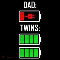 Dad Of Twins City Backpack