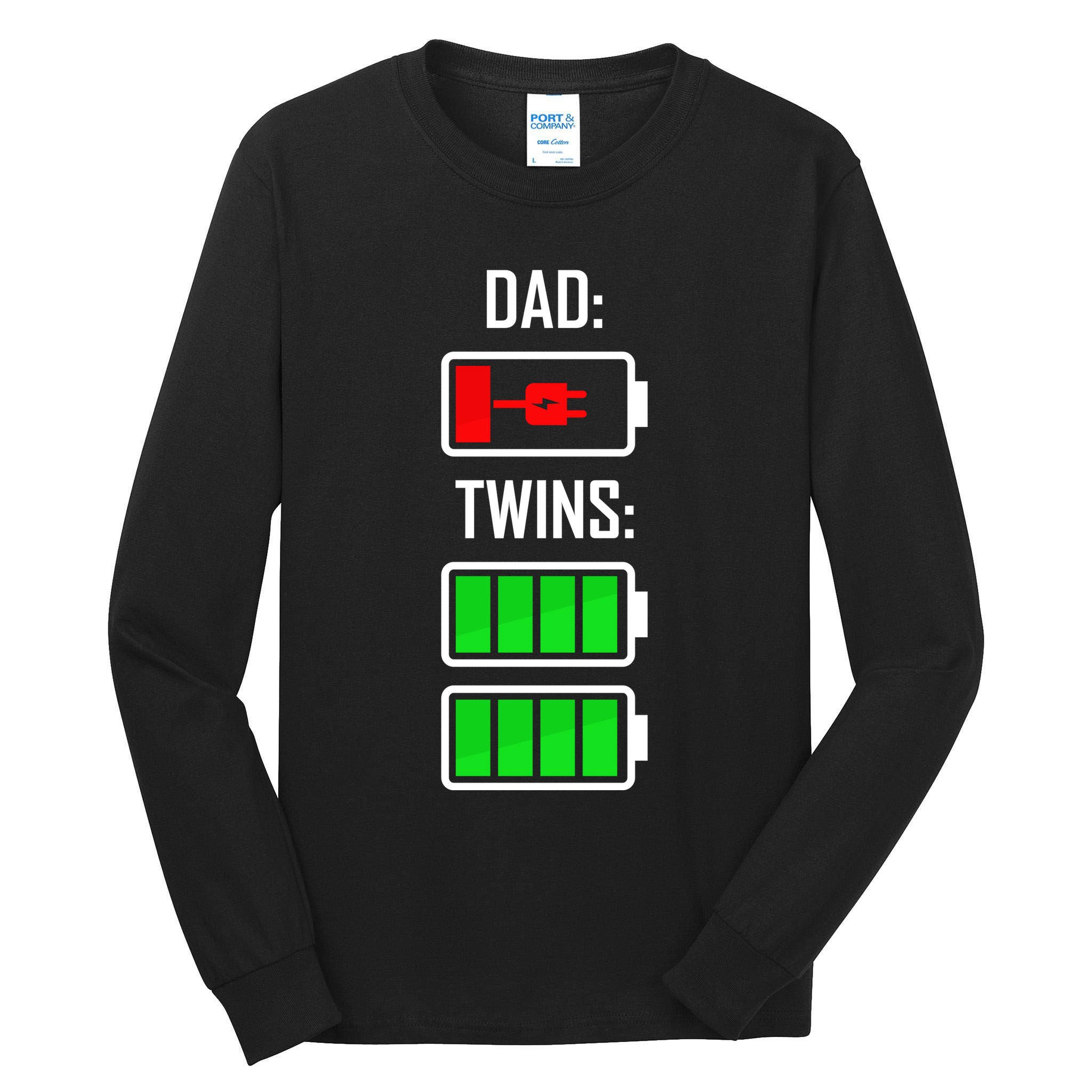 Dad Of Twins Tall Long Sleeve T-Shirt