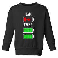 Dad Of Twins Toddler Sweatshirt