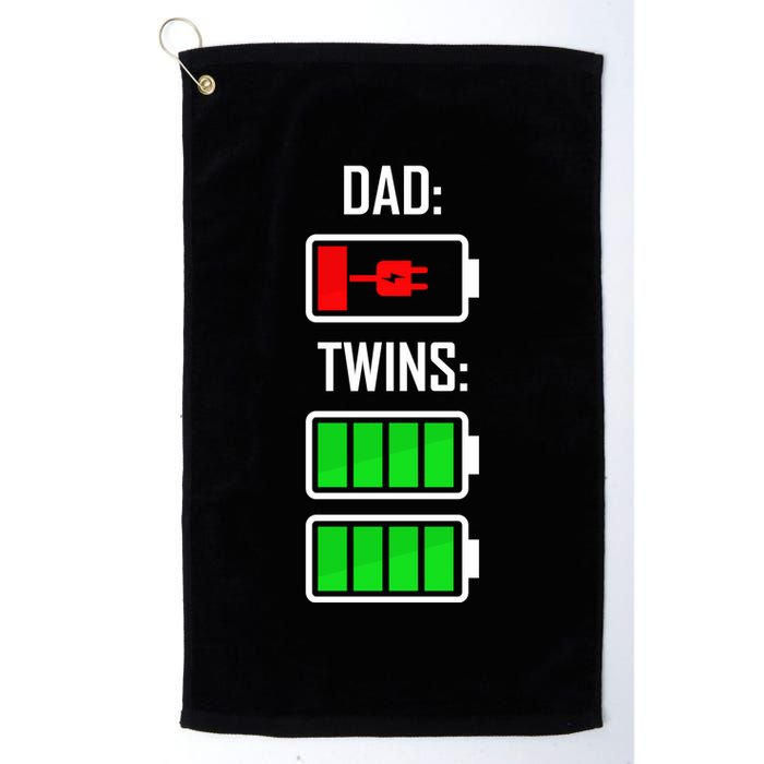 Dad Of Twins Golf Towel