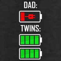 Dad Of Twins Golf Towel