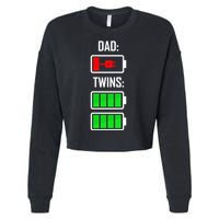 Dad Of Twins Cropped Pullover Crew