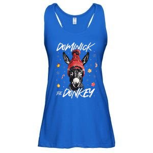 Dominick The Donkey Christmas Funny Xmas Donkey Lover Ladies Essential Flowy Tank