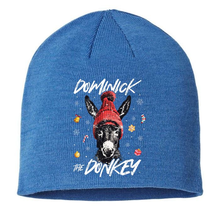 Dominick The Donkey Christmas Funny Xmas Donkey Lover Sustainable Beanie