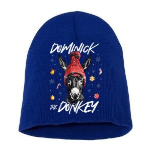 Dominick The Donkey Christmas Funny Xmas Donkey Lover Short Acrylic Beanie