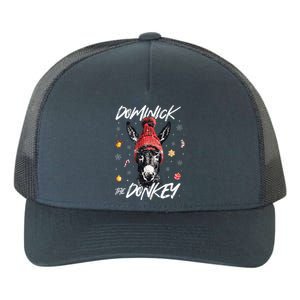 Dominick The Donkey Christmas Funny Xmas Donkey Lover Yupoong Adult 5-Panel Trucker Hat