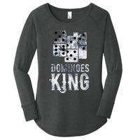 Dominoes Tiles Domino Player Dominoes Lover Women's Perfect Tri Tunic Long Sleeve Shirt