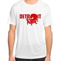 Down Town Detroit City Michigan Octopus Kraken Hockey Adult ChromaSoft Performance T-Shirt