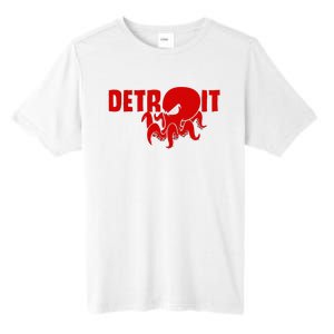 Down Town Detroit City Michigan Octopus Kraken Hockey Tall Fusion ChromaSoft Performance T-Shirt