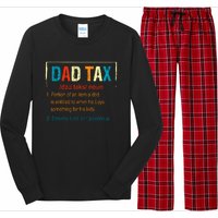 Dad Tax Definition Funny FatherS Day Boy Gift Long Sleeve Pajama Set