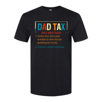 Dad Tax Definition Funny FatherS Day Boy Gift Softstyle CVC T-Shirt