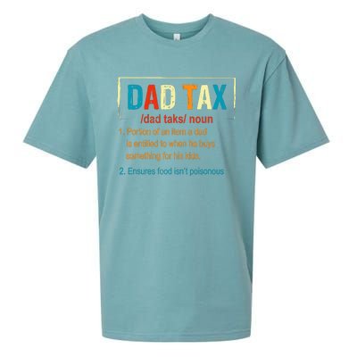 Dad Tax Definition Funny FatherS Day Boy Gift Sueded Cloud Jersey T-Shirt