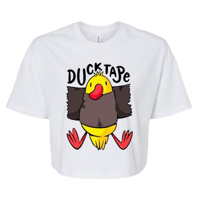 Duck Tape Bella+Canvas Jersey Crop Tee