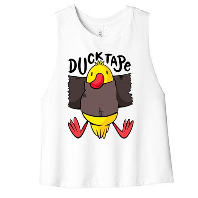 Duck Tape Women's Racerback Cropped Tank