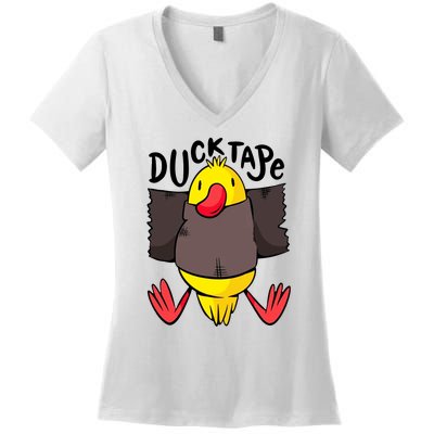 Duck Tape Women's V-Neck T-Shirt