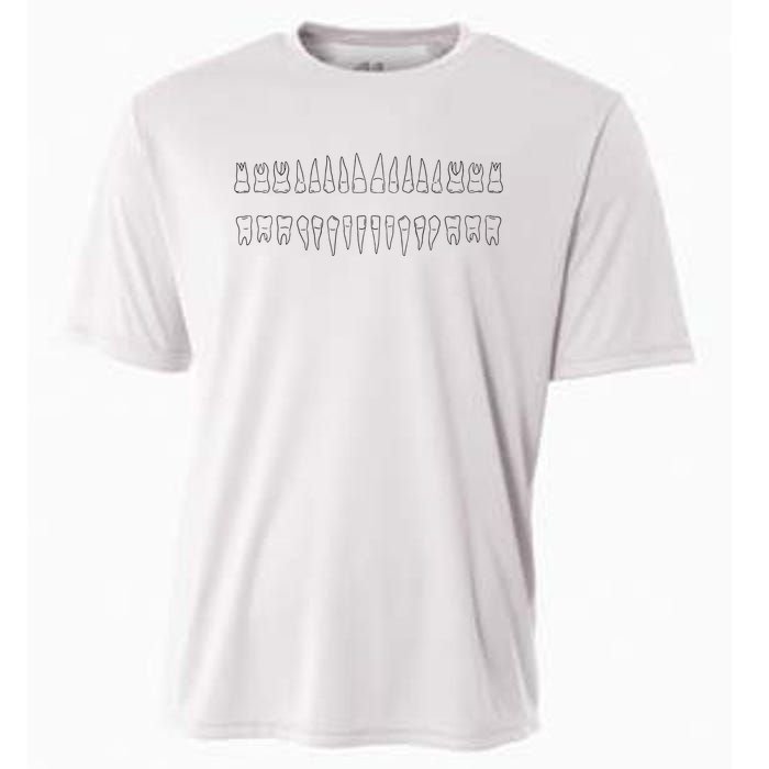 Dentist Teeth Cooling Performance Crew T-Shirt