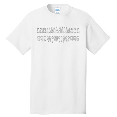 Dentist Teeth Tall T-Shirt