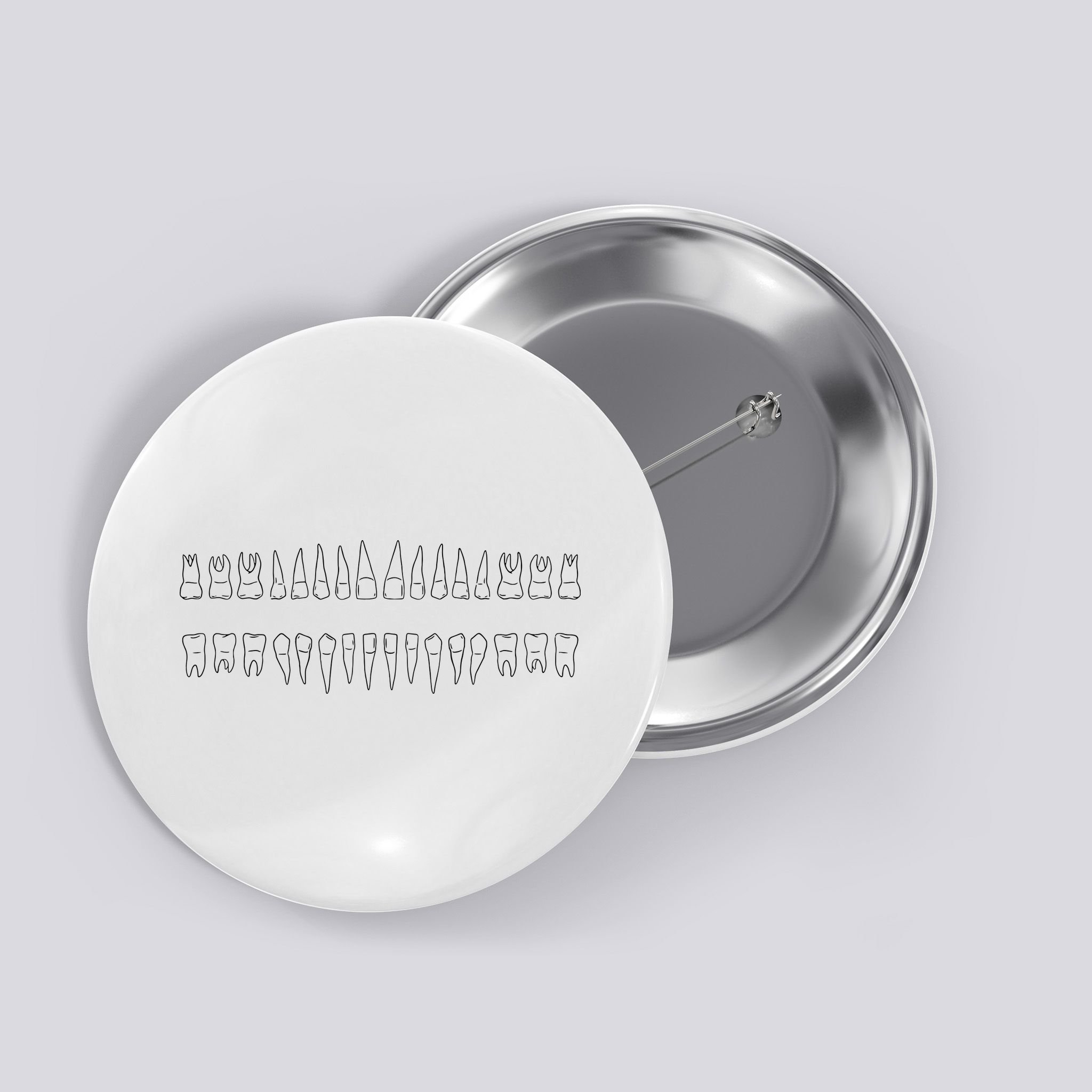 Dentist Teeth Button