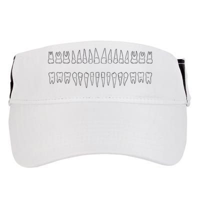 Dentist Teeth Adult Drive Performance Visor