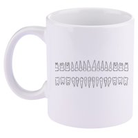 Dentist Teeth 11oz C Handle Ceramic Mug