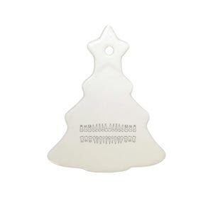 Dentist Teeth Ceramic Tree Ornament