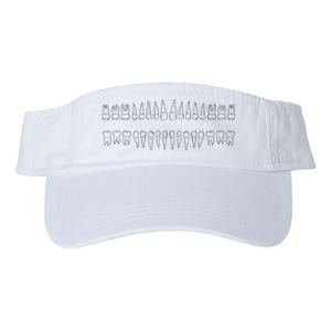 Dentist Teeth Valucap Bio-Washed Visor