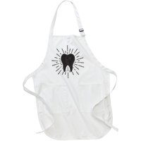 Dentist Tooth Dental Student Dental Assistant Hygienist Full-Length Apron With Pockets